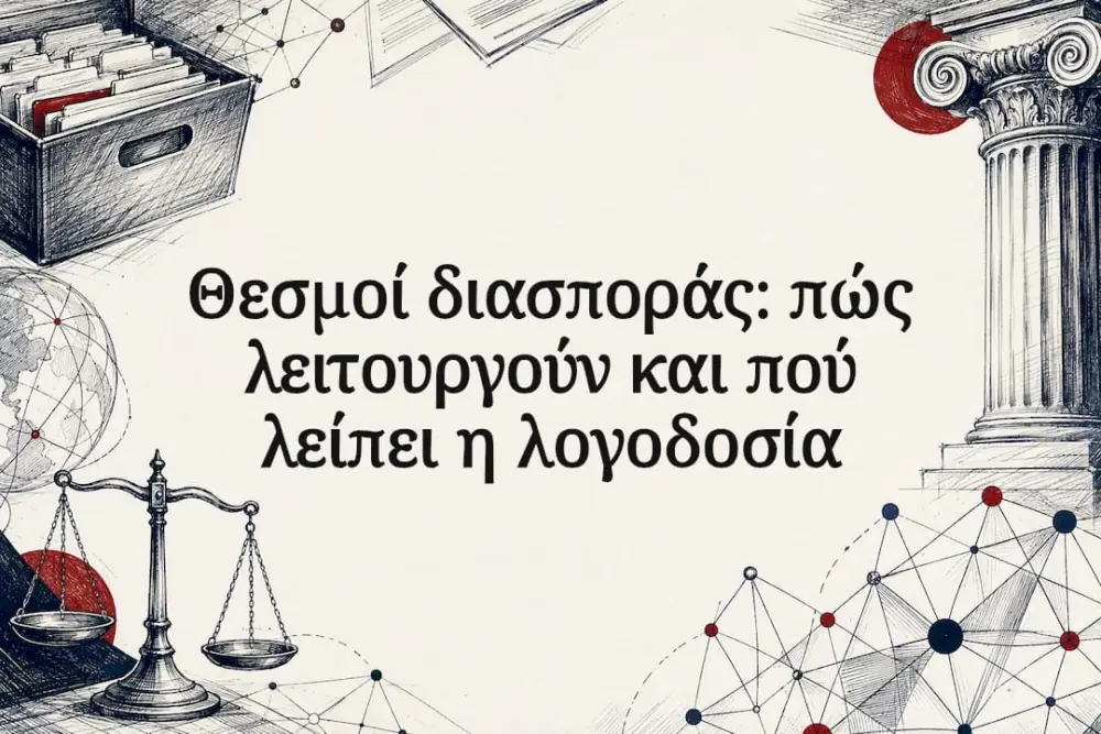 Θεσμοί διασποράς: πώς λειτουργούν και πού λείπει η λογοδοσία