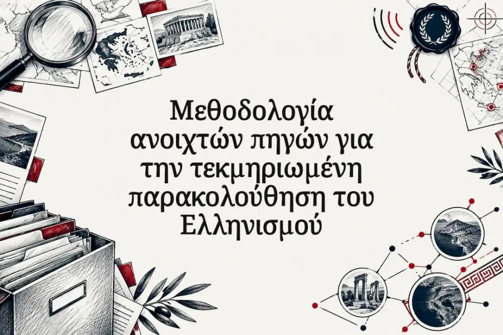Μεθοδολογία ανοιχτών πηγών για την τεκμηριωμένη παρακολούθηση του Ελληνισμού