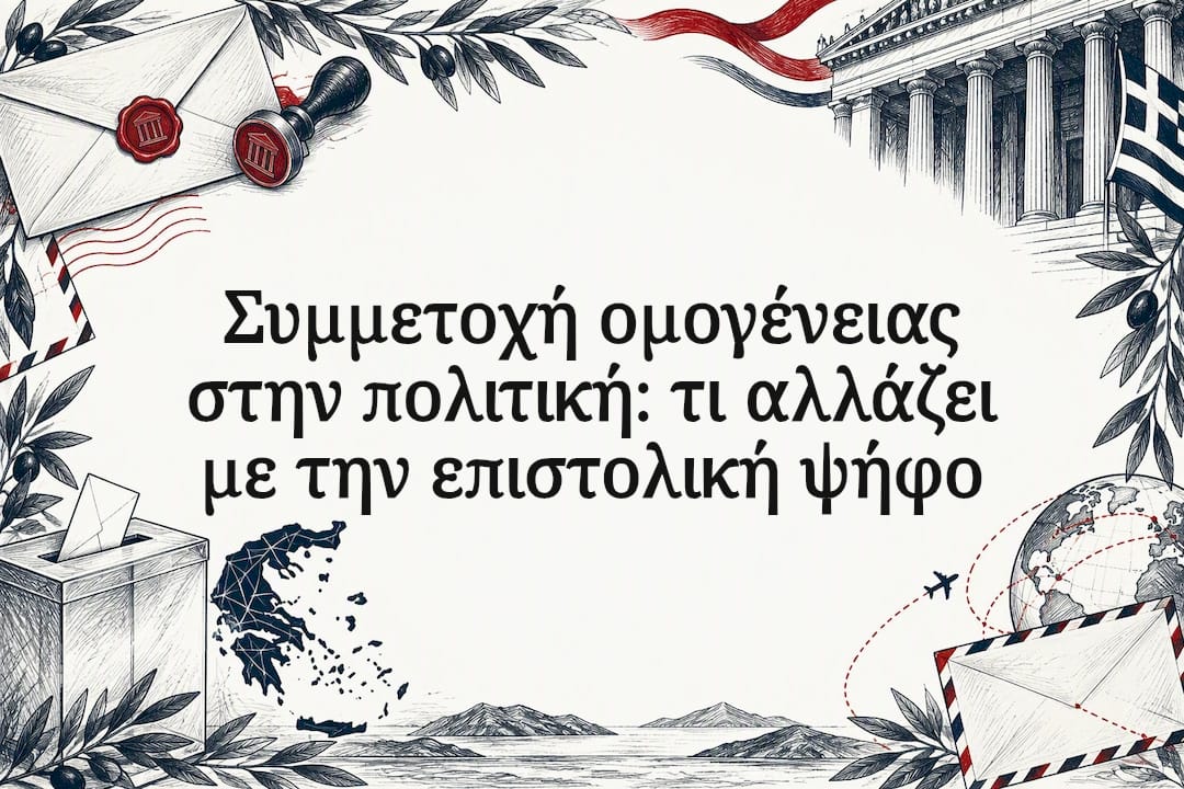 Συμμετοχή ομογένειας στην πολιτική: τι αλλάζει με την επιστολική ψήφο