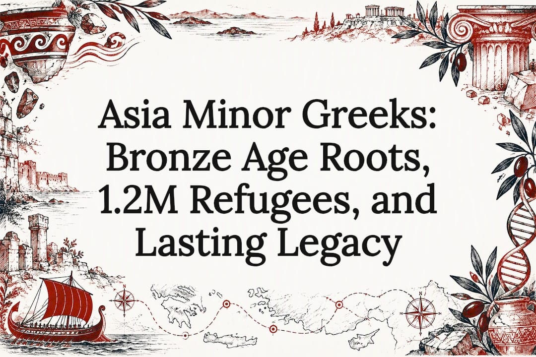 Asia Minor Greeks: Bronze Age Roots, 1.2M Refugees, and Lasting Legacy
