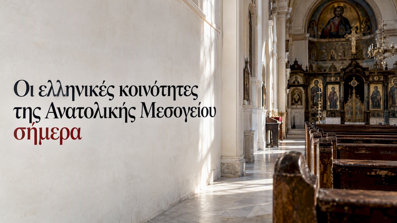 Οι ελληνικές κοινότητες της Ανατολικής Μεσογείου σήμερα