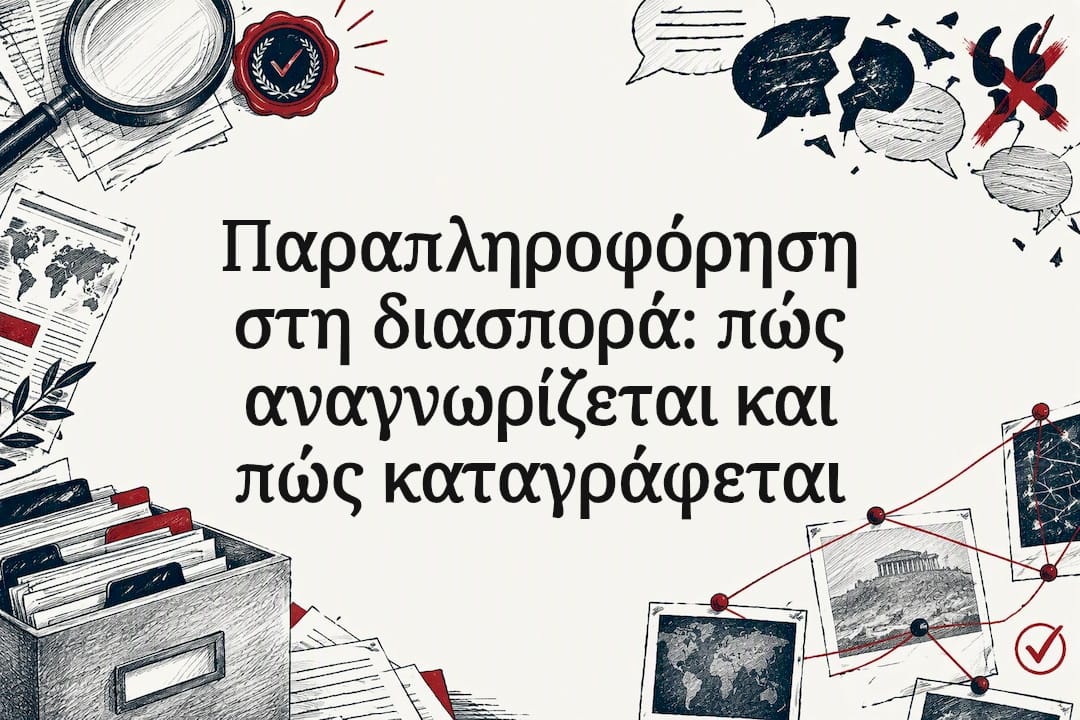 Παραπληροφόρηση στη διασπορά: πώς αναγνωρίζεται και πώς καταγράφεται