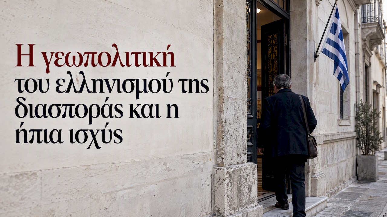 Η γεωπολιτική του ελληνισμού της διασποράς και η ήπια ισχύς