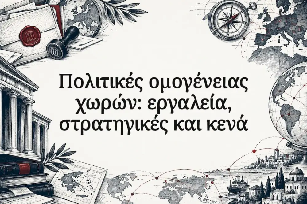 Πολιτικές ομογένειας χωρών: εργαλεία, στρατηγικές και κενά