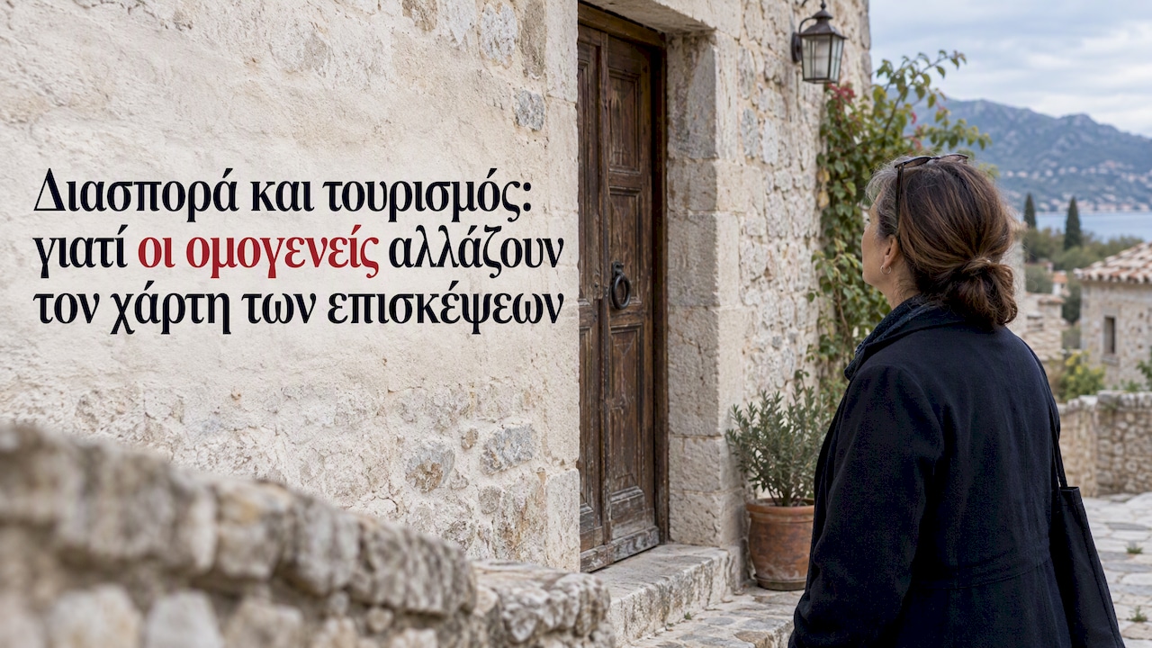 Διασπορά και τουρισμός: γιατί οι ομογενείς αλλάζουν τον χάρτη των επισκέψεων