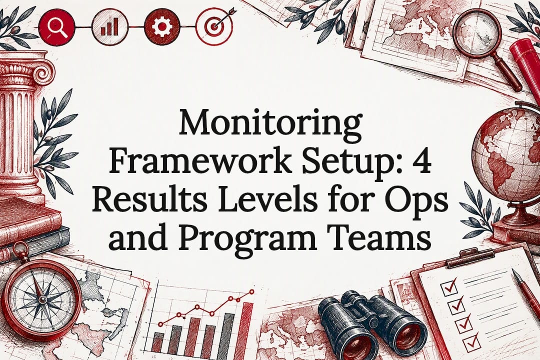 Monitoring Framework Setup: 4 Results Levels for Ops and Program Teams