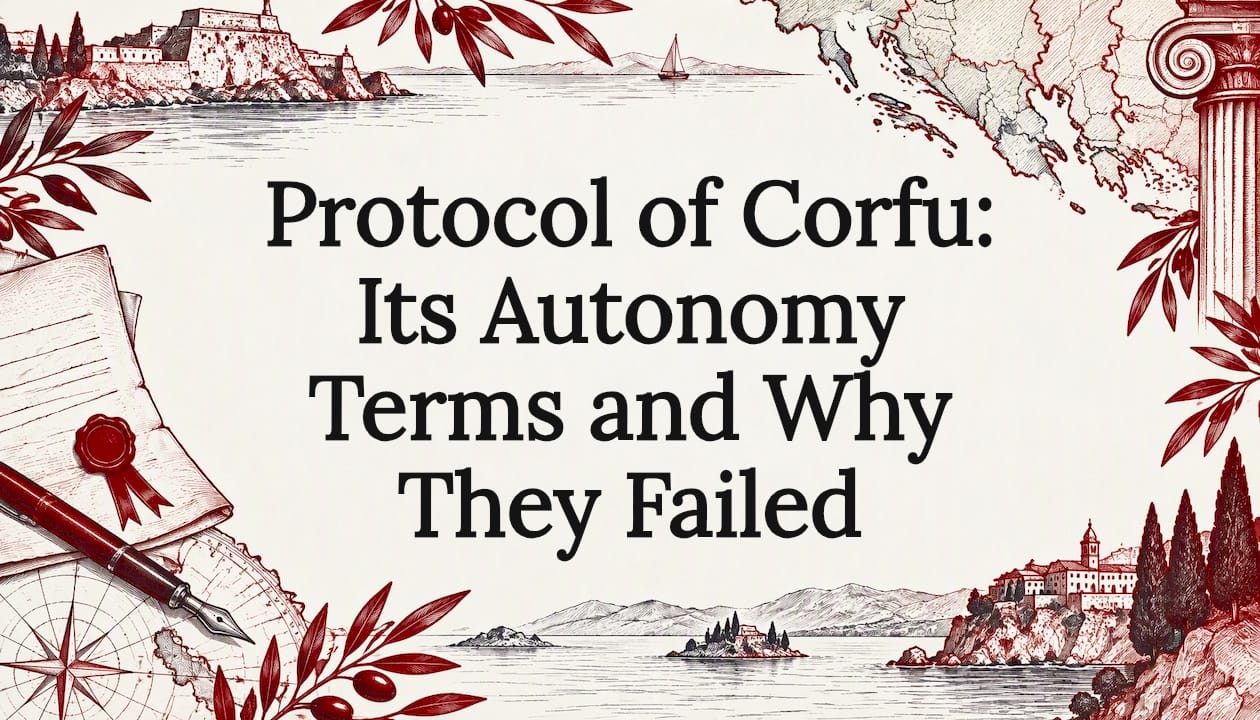 Protocol of Corfu: Its Autonomy Terms and Why They Failed