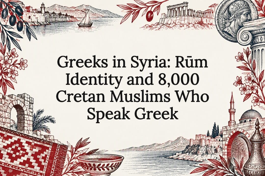 Greeks in Syria: Rūm Identity and 8,000 Cretan Muslims Who Speak Greek