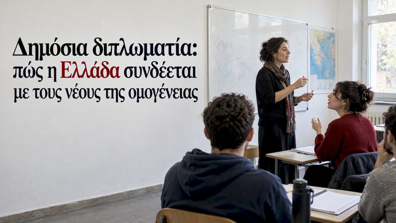 Δημόσια διπλωματία και διασπορά: πώς η Ελλάδα συνδέεται με τους νέους της ομογένειας