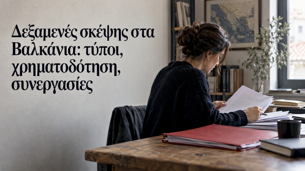 Δεξαμενές σκέψης στα Βαλκάνια: τύποι, χρηματοδότηση, συνεργασίες