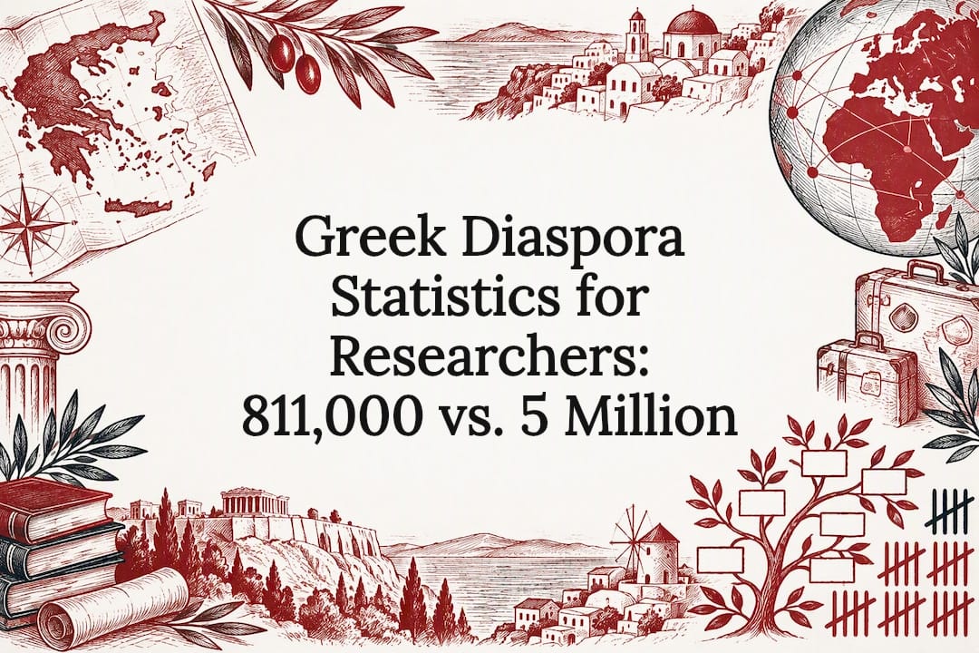 Greek Diaspora Statistics for Researchers: 811,000 vs. 5 Million