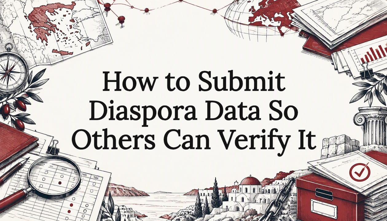 How to Submit Diaspora Data So Others Can Verify It